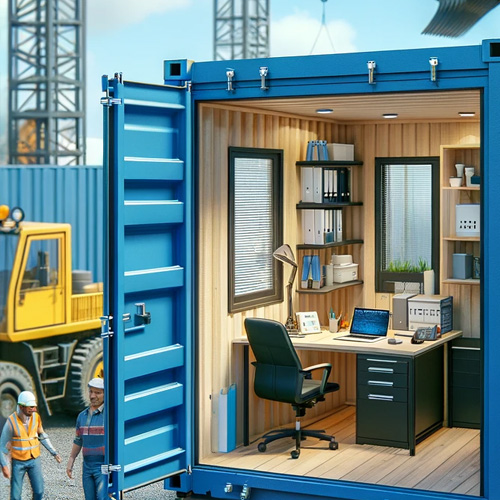 office-container-on-building-site